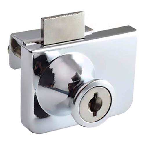 CERRADURA VIDRIO DOBLE CROMO