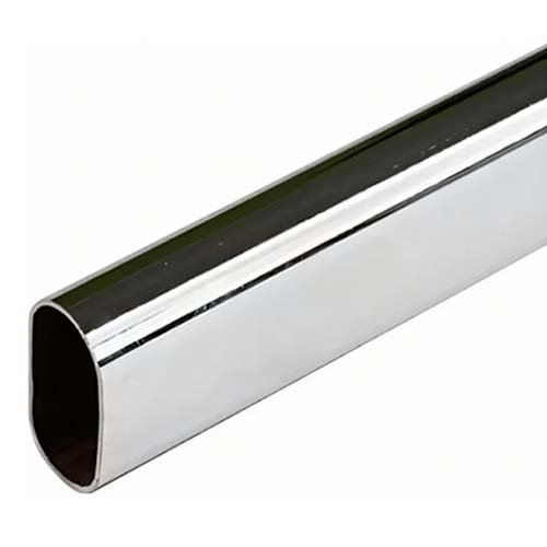 CAÑO OVAL LISO CROMADO x 3mts 30x15